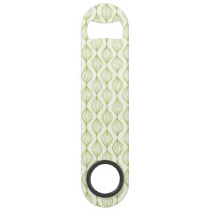 Green vertical ogee pattern background bar key