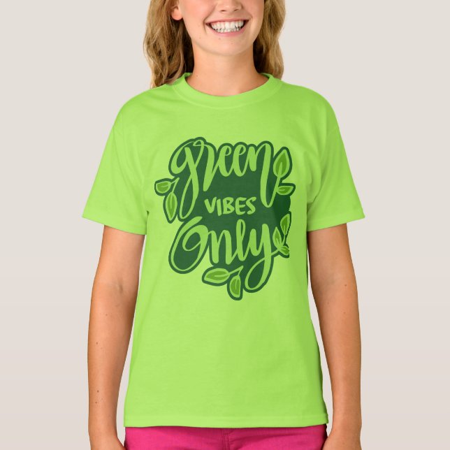 Green Vibes T-Shirt (Front)