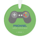 Green Video Game Controller Kids Christmas