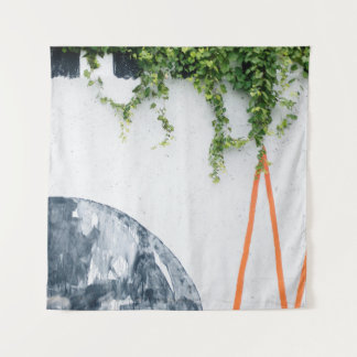 GREEN VINES ON WALL TAPESTRY