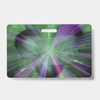 Green Violet Mystery Badge