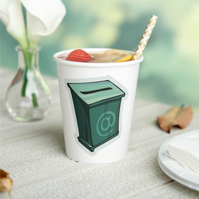 Green Voting Box Paper Cups (Creator Uploaded)