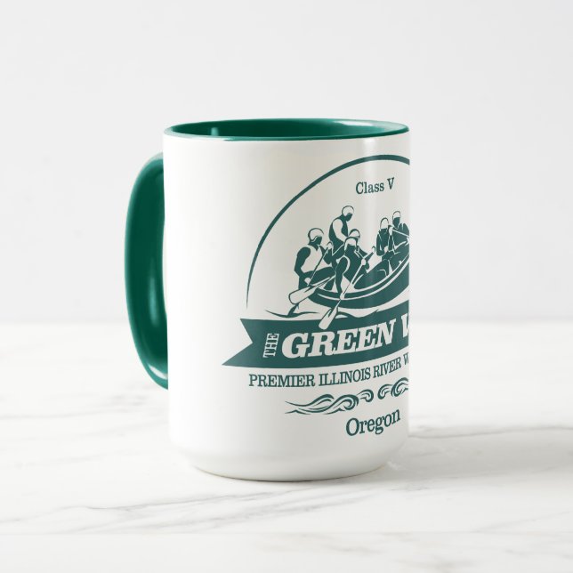 Green Wall (rafting 2) Mug (Front Left)