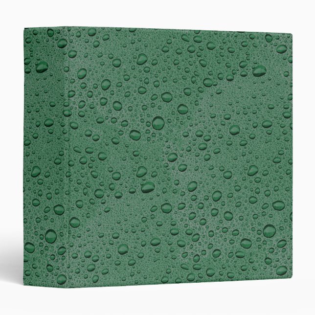 Green water droplets binder (Front/Spine)