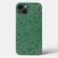Green water droplets Case-Mate iPhone case
