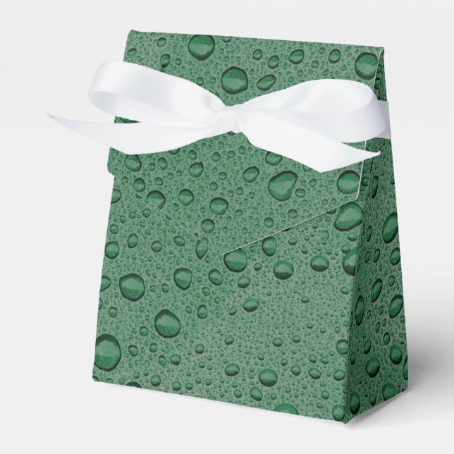 Green water droplets favor box (Front Side)