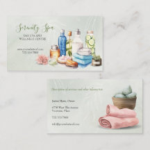 Green Watercolor Day Spa and Wellness