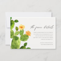 GREEN WATERCOLOUR DESERT CACTUS FLOWER INFORMATION
