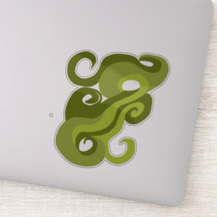 Green Wave Swirl by © Cathy Thompson