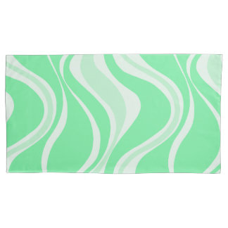 Green Waves Pillowcase