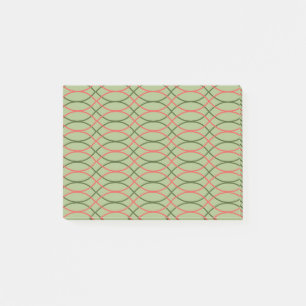 Green Waves Post-it Notes