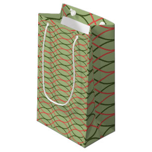 Green Waves Small Gift Bag