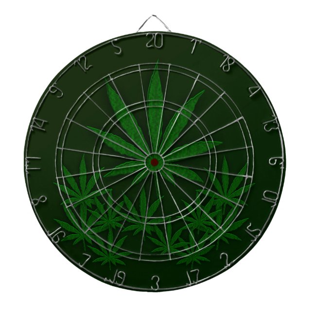 Green Weed Dartboard (Front)