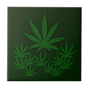 Green Weed Tile
