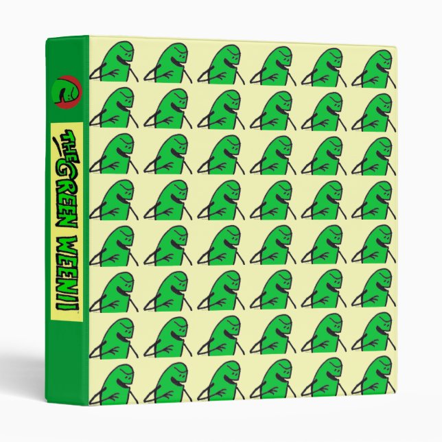 Green Weenii Avery™ Classeur School Carnet (Devant/Côté)