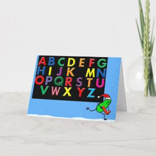 Green Weenii "Noel Christmas Card" Holiday Card