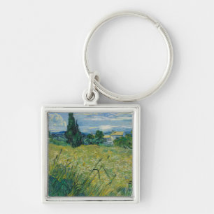 Green Wheat 1889 Keychain