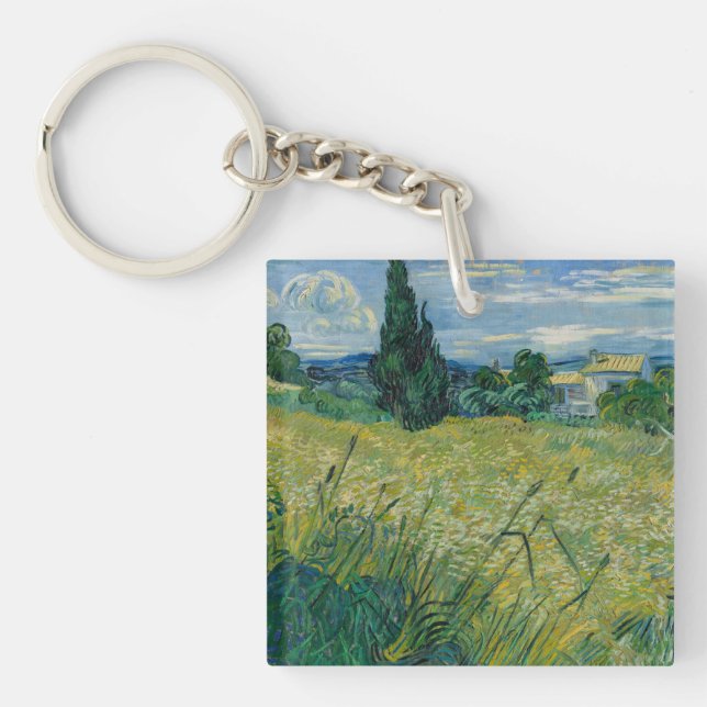 Green Wheat | 1889 Keychain (Front)