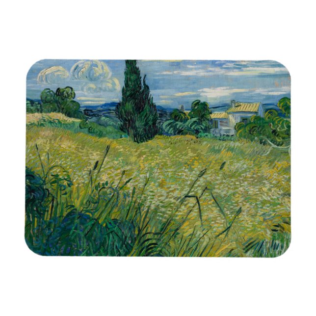 Green Wheat | 1889 Magnet (Horizontal)