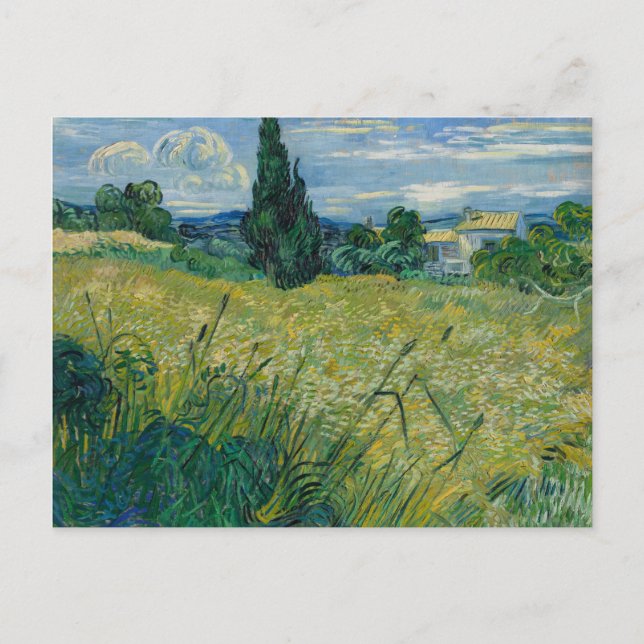 Green Wheat | 1889 Postcard (Front)