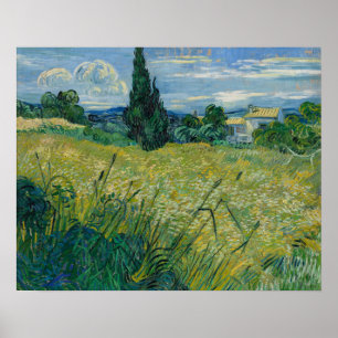 Green Wheat 1889 Poster