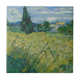 Green Wheat 1889 Tile