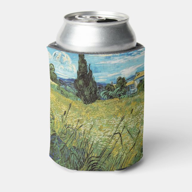 Green Wheat Field  Vincent van Gogh   Can Cooler (Can Back)