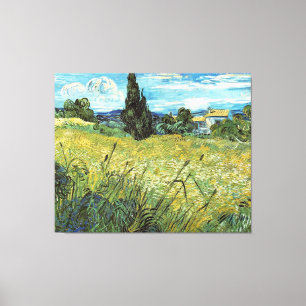 Green Wheat Field  Vincent van Gogh  Canvas Print