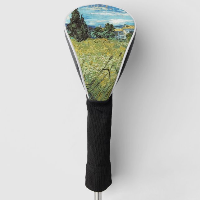 Green Wheat Field  Vincent van Gogh  Golf Head Cover (Front)