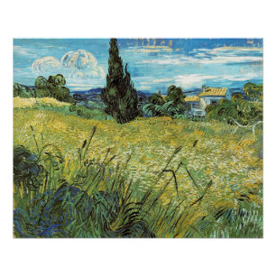 Green Wheat Field  Vincent van Gogh  Poster