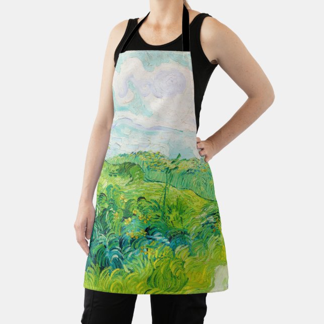 Green Wheat Fields, Van Gogh Apron (Insitu)