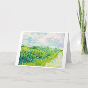 Green Wheat Fields, Van Gogh Card
