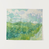 Green Wheat Fields Van Gogh Vintage Art