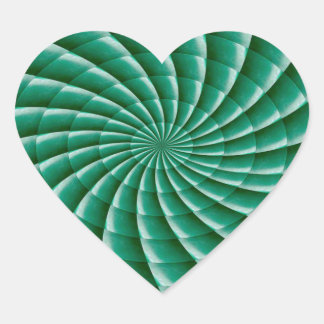 Green Wheel Chakra TEMPLATE add TEXT IMG customize Heart Sticker