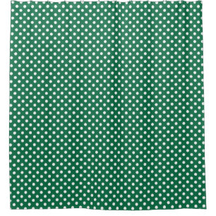 green, white and green polka dots