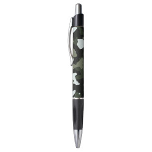 Green White camo camouflage army pattern Pen