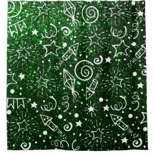 Green White Christmas Pattern
