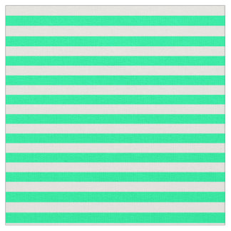 Green & White Coloured Pattern Fabric