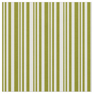 Green & White Coloured Stripes Fabric