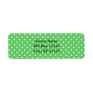 Green & White Dots