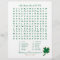 Green White Gold "Search for Love" Wordsearch Game