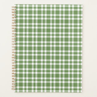 Green White Plaid Pattern