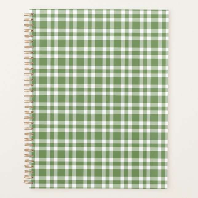 Green White Plaid Pattern (Devant)