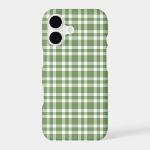 Green White Plaid Pattern