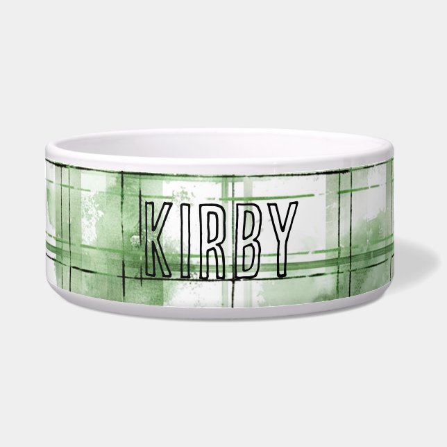 Green White Plaid Stripes (Front)