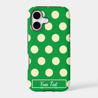 Green/White Polka Dots - Personalize