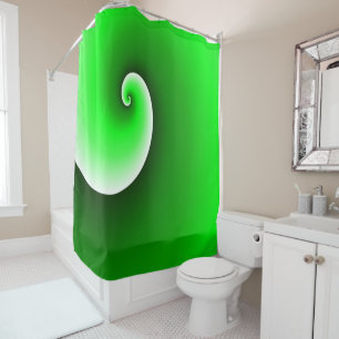 Green White Spiral Gradient