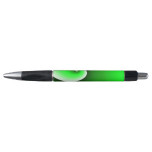 Green White Spiral Gradient Pen