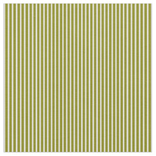 Green & White Striped Pattern Fabric
