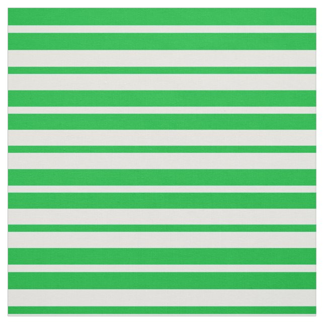 Green White Stripes Pattern Design Fabric (Swatch)